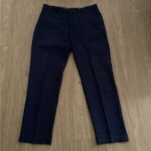 Tommy Hilfiger Blue Dress Pants Flat Front